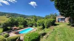Gîte de la Viguerie Pruines - Piscine panoramique